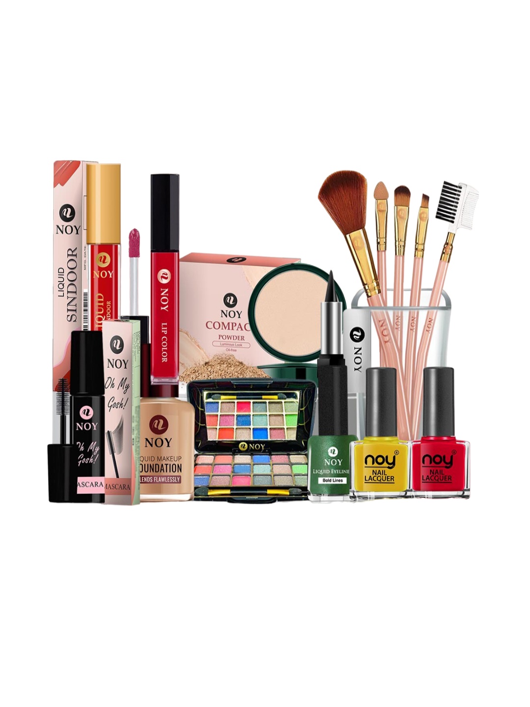 

NOY 15Pcs Iconic Makeup Combo No 1421, Multi