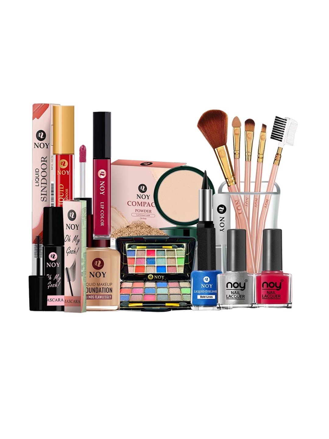 

NOY Set Of 15 Waterproof Makeup Combo - #1132, Pink