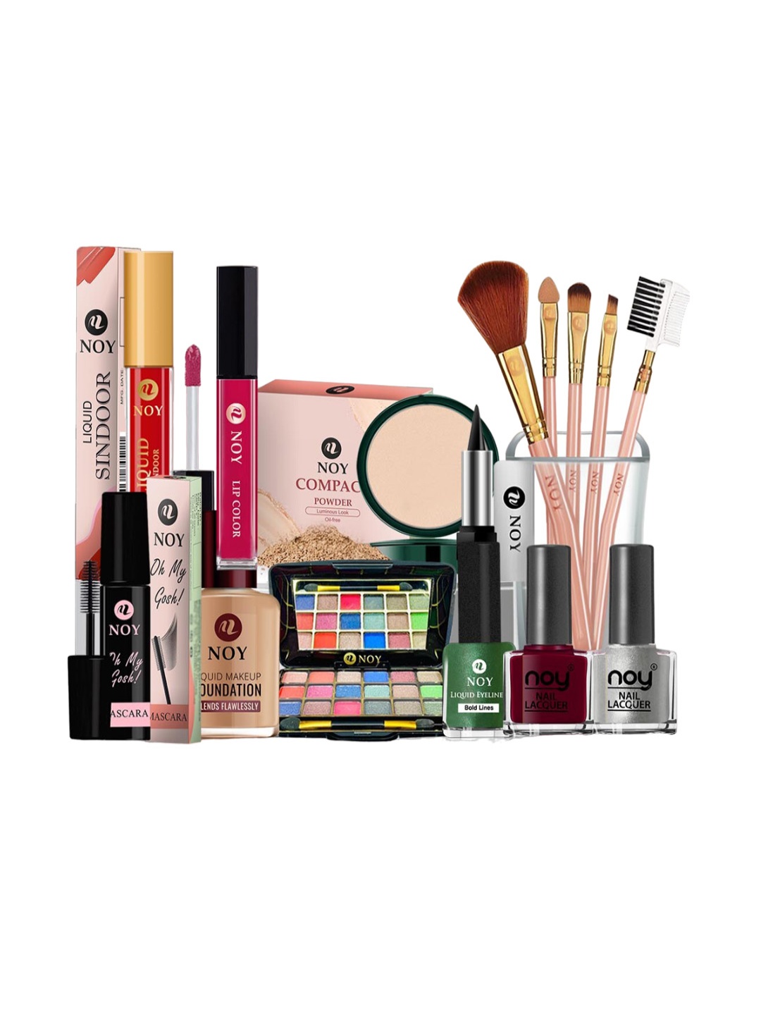 

NOY 15Pcs Luxurious Beauty Essentials - Combo No. 1497, Multi