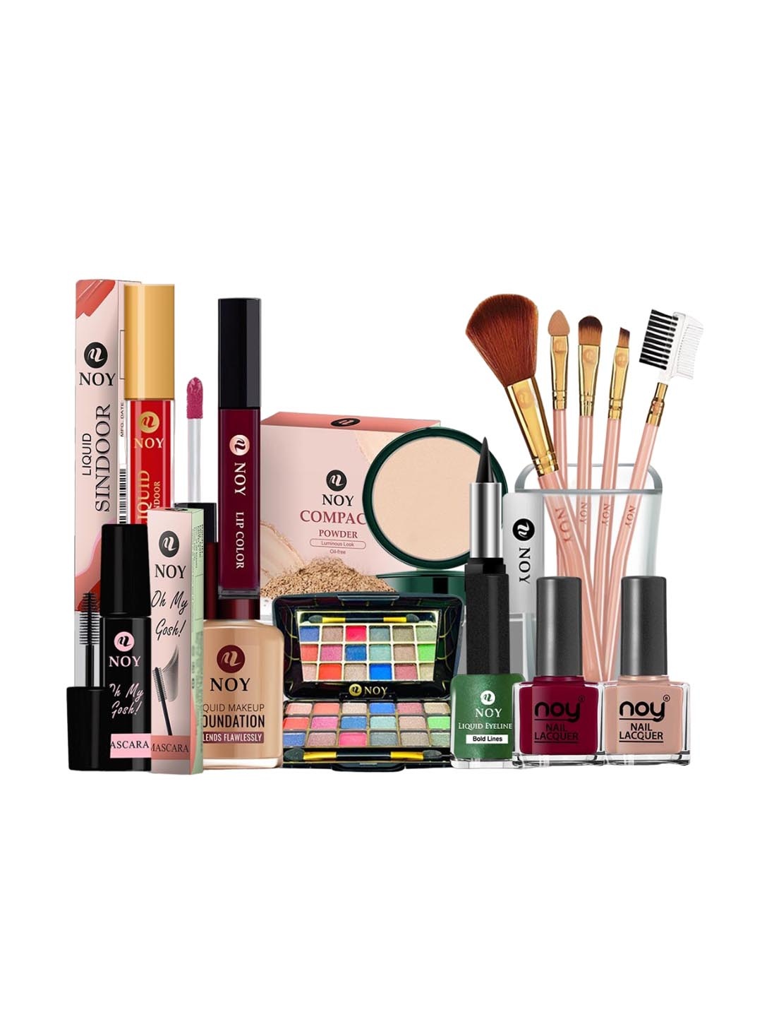 

NOY Iconic Makeup Combo - High Quality Cosmetic Set - 1560, Maroon