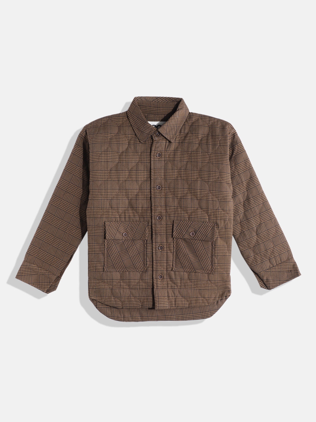 

GOJI Kids Quilted Jacket, Brown