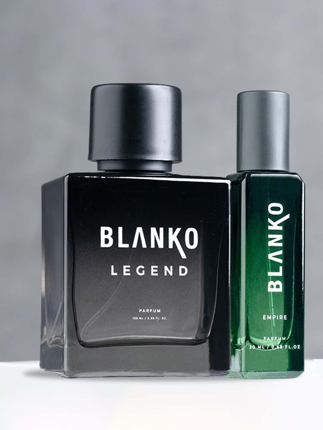 

BLANKO Men Set of Legend - 100ml & Empire - 20ml TLT Long Lasting Parfum, Black