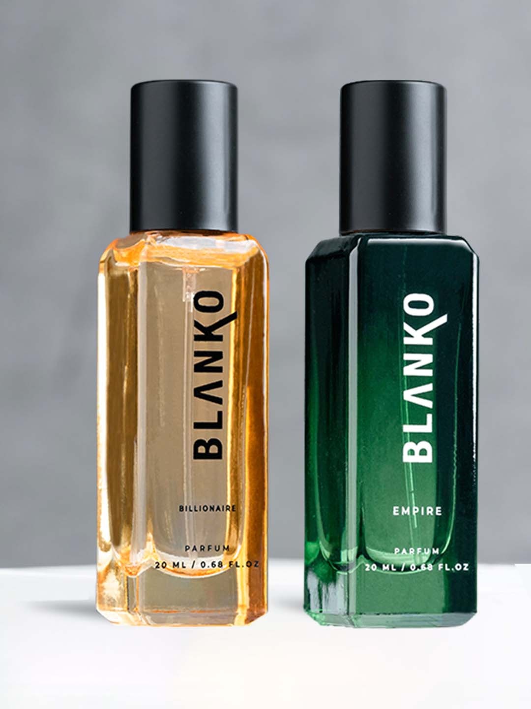 

BLANKO Men Set of Billionaire & Empire TLT Long Lasting Parfum - 20 ml each, Yellow