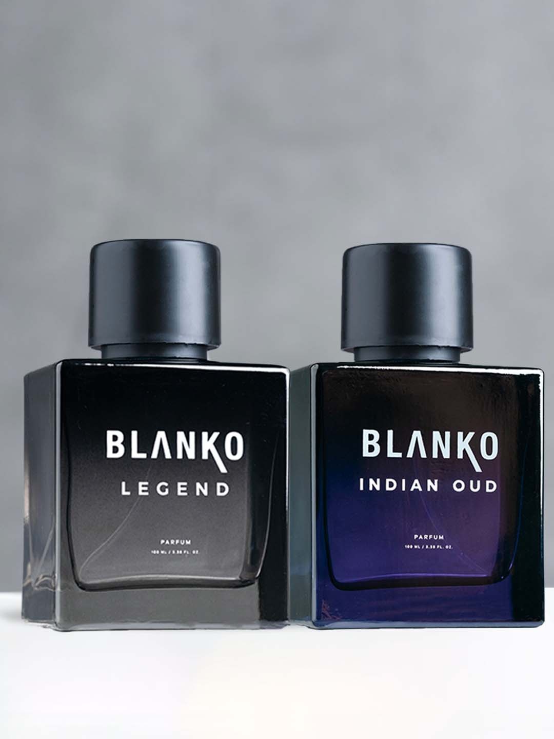 

BLANKO Men Legend-Indian Oud Set Of 2 TLT Parfum - 100ml Each, Black