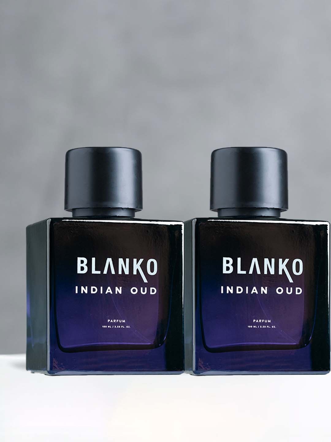 

BLANKO Men Indian Oud Set Of 2 TLT Parfum - 100ml Each, Purple