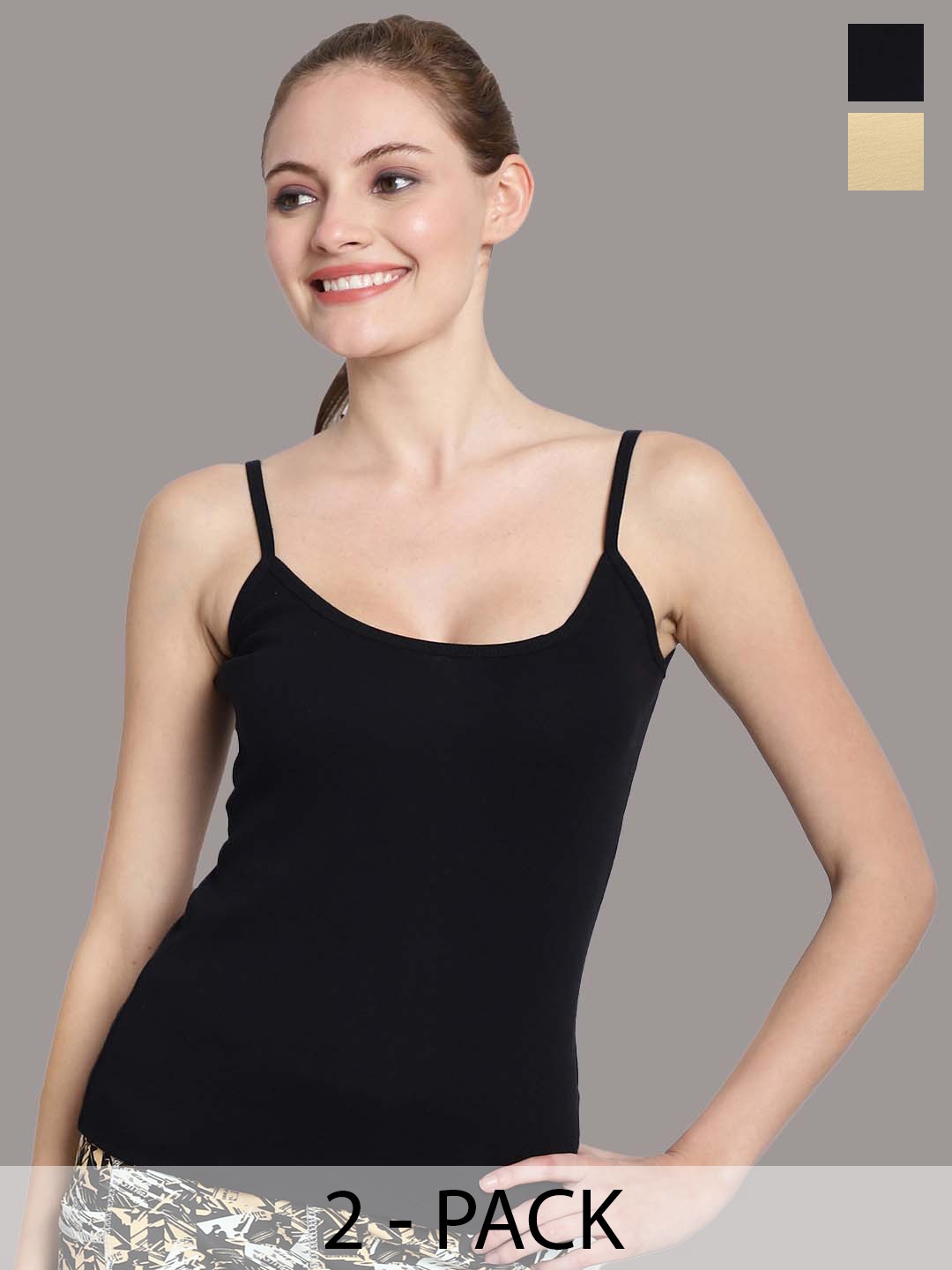 

Friskers Black Cotton Top