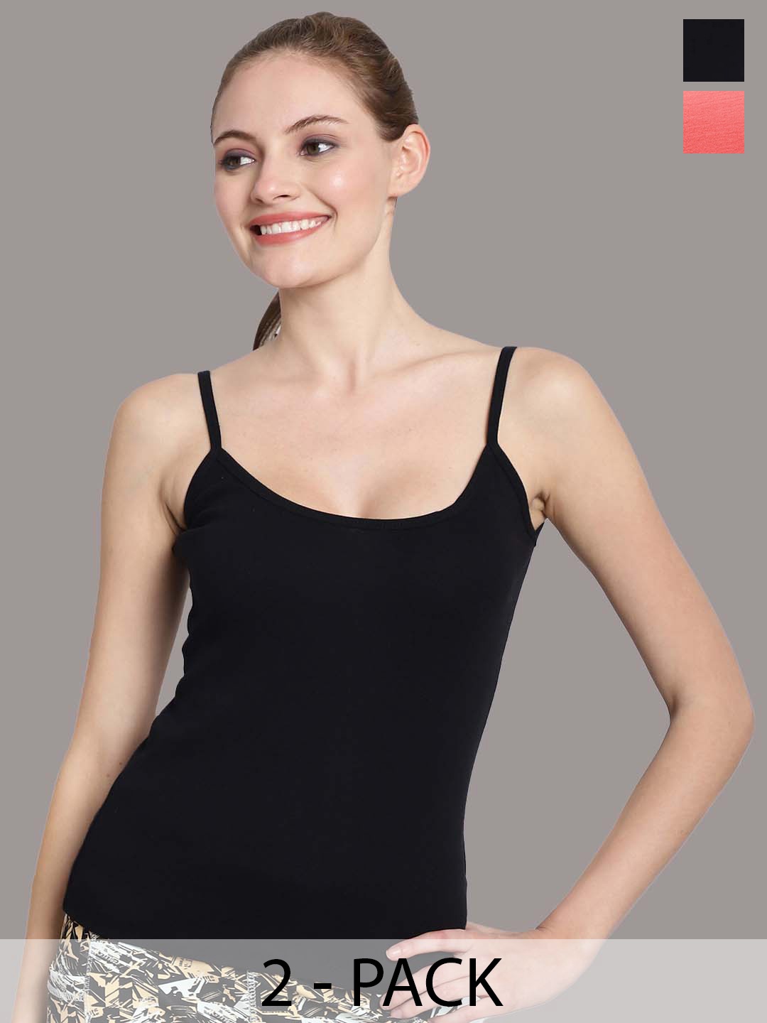 

Friskers Black Cotton Top