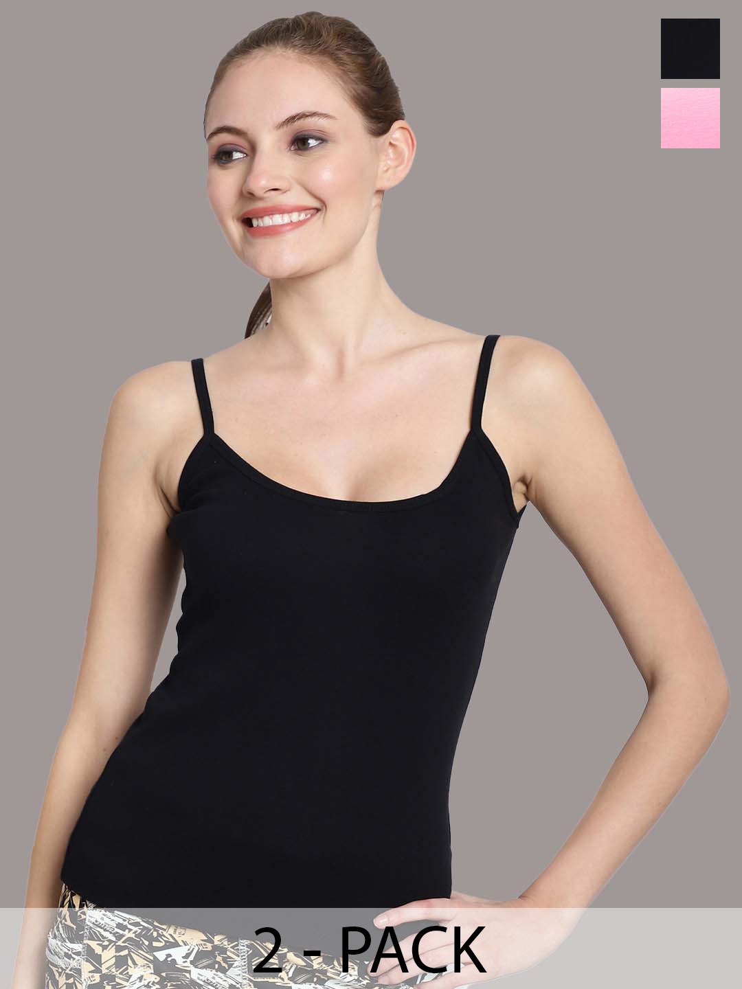 

Friskers Black Cotton Top