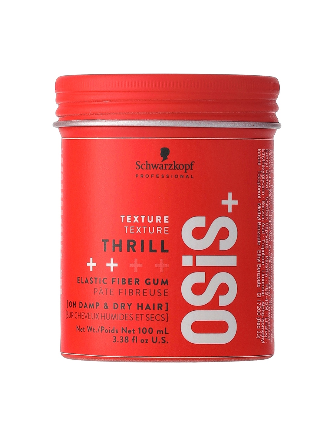 

Schwarzkopf PROFESSIONAL OSiS+ Thrill Elastic Hair Styling Fibre Gum - 100 ml, Red