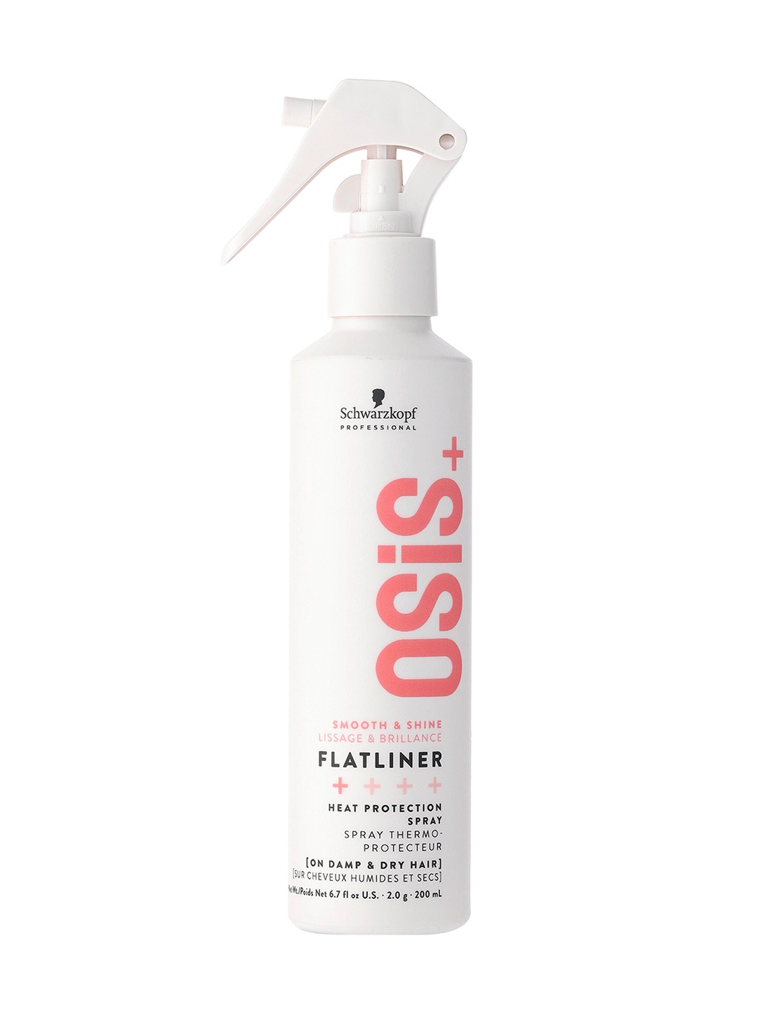 

Schwarzkopf PROFESSIONAL OSiS+ Flatliner Heat Protection Spray - 200 ml, White