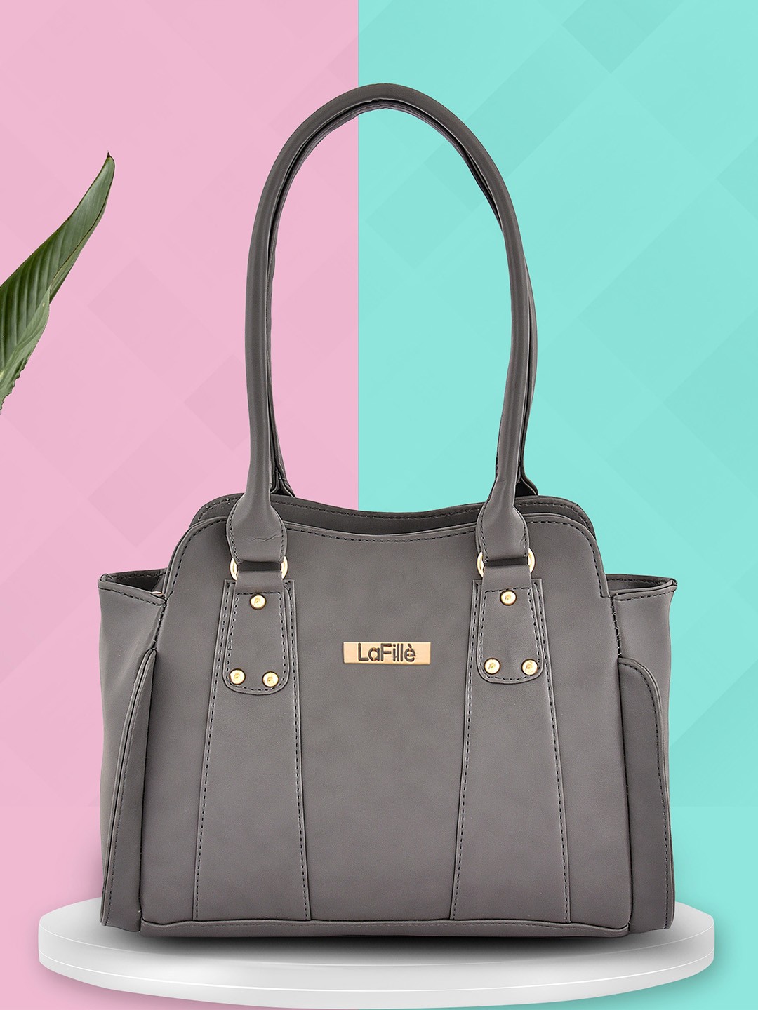 

LaFille Shopper Handheld Bag, Grey