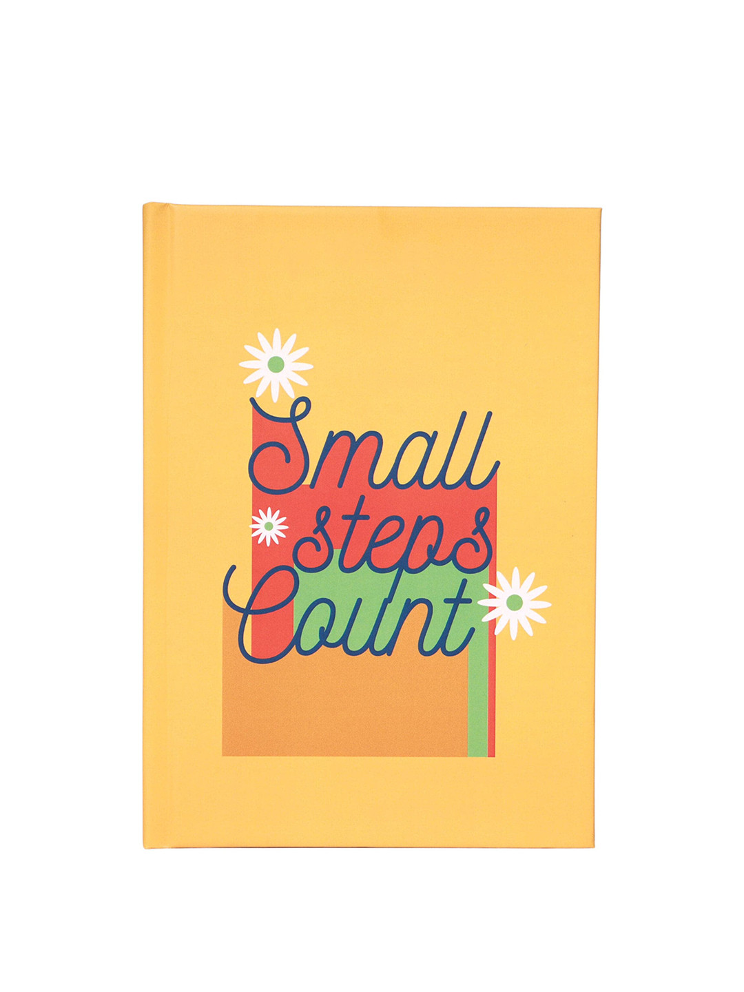 

Happening Hippo Typography Printed Hardbound Cover Planner, Yellow