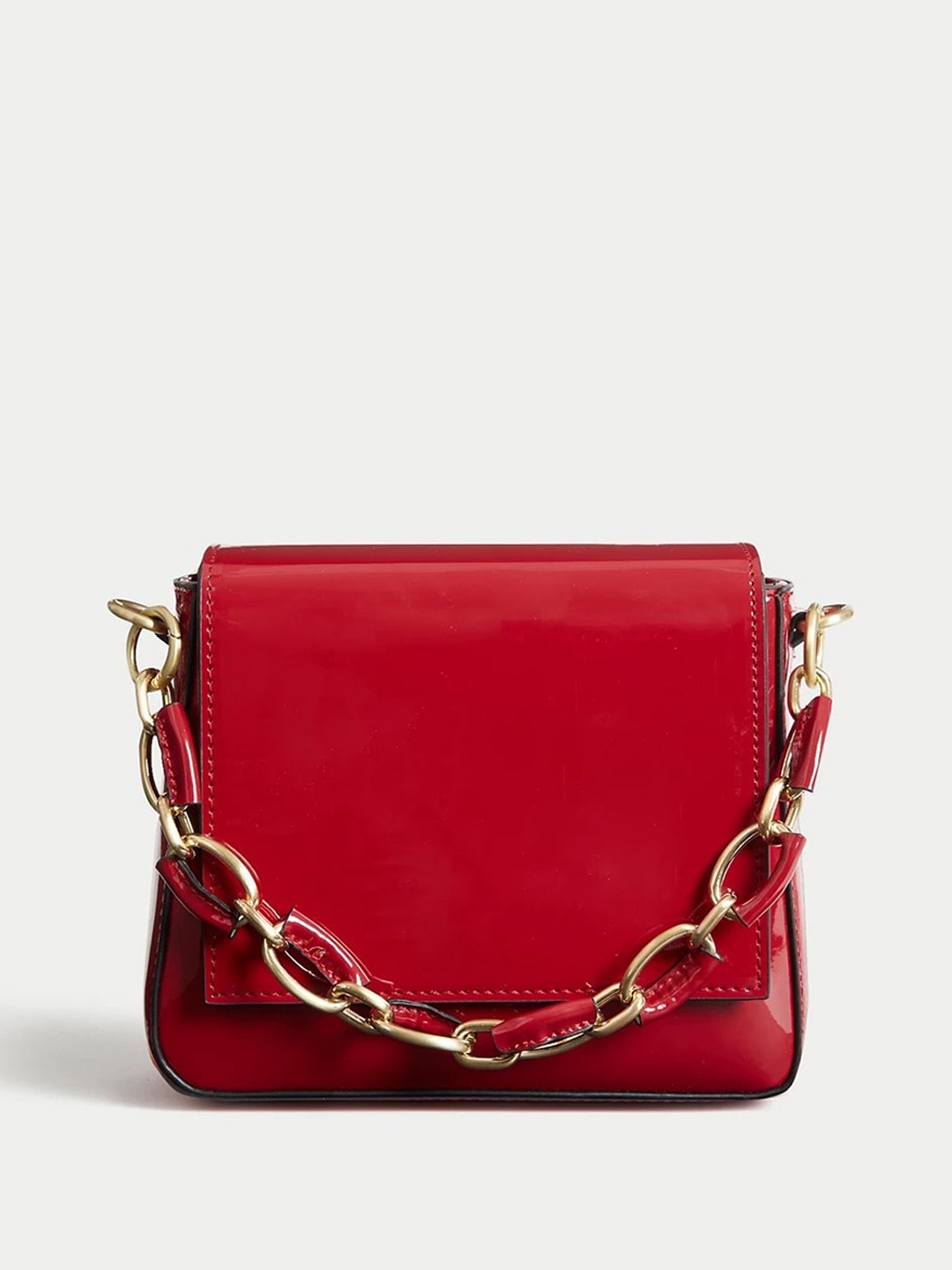 

Marks & Spencer PU Structured Sling Bag, Red