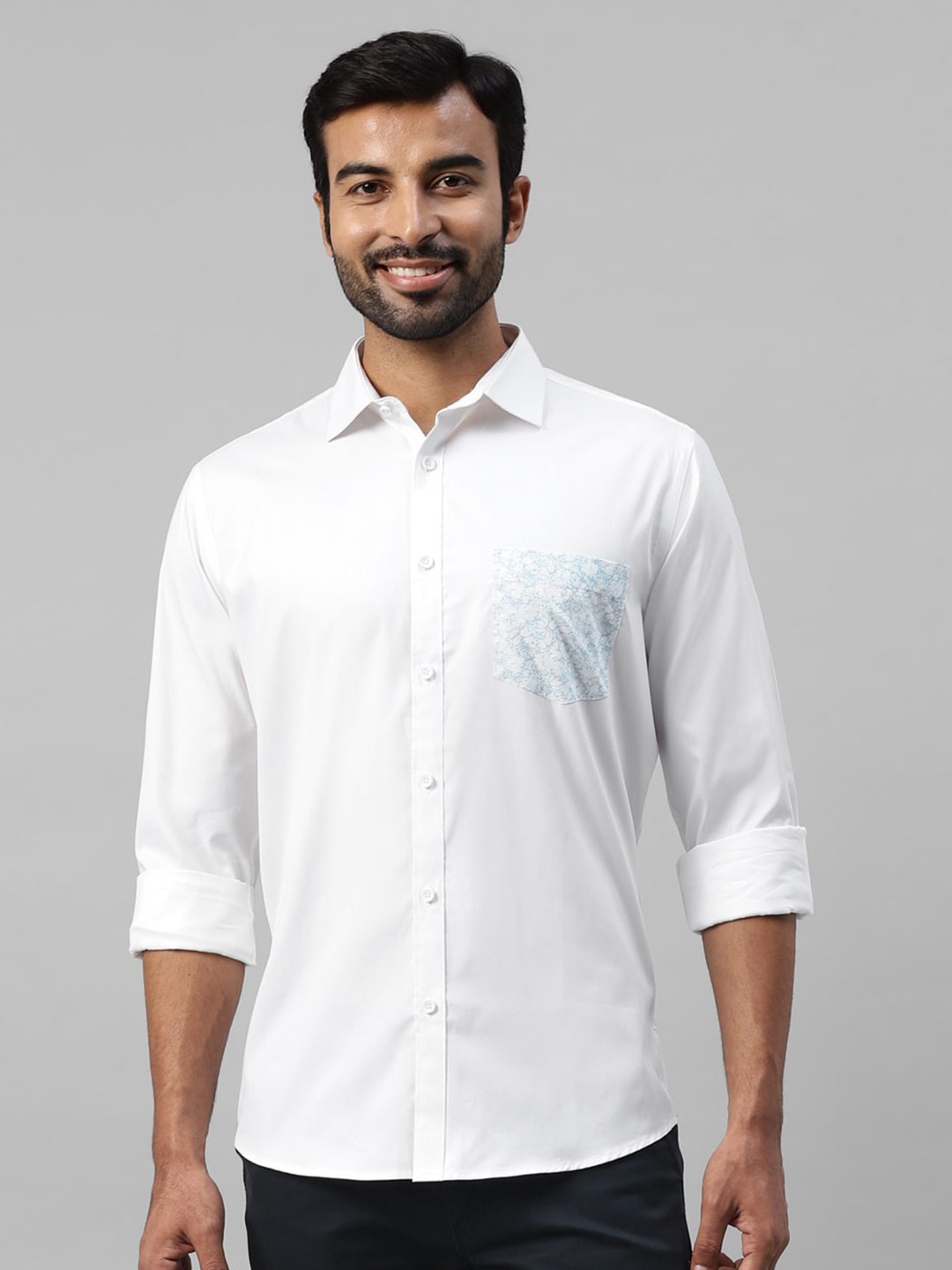

DON VINO Comfort Slim Fit Cotton Casual Shirt, White