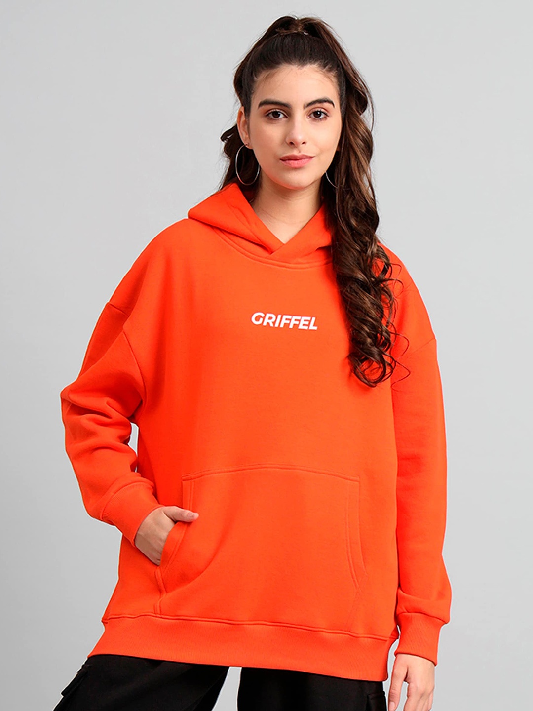 

GRIFFEL Hooded Pullover, Orange