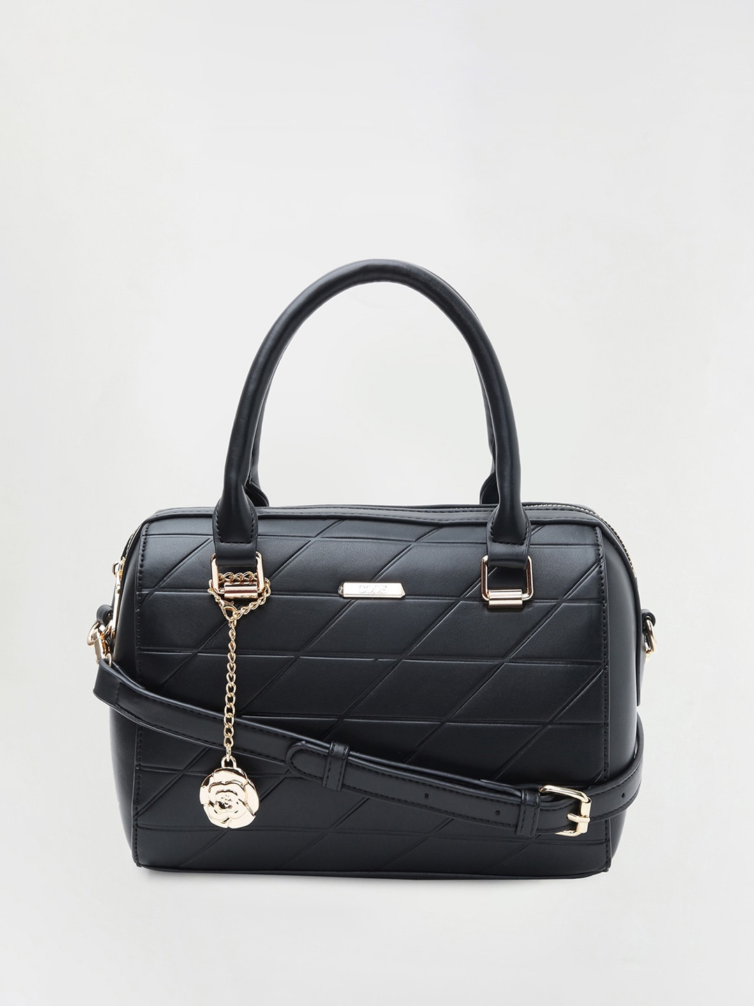 

CODE by Lifestyle Textured Embellished Shopper Handheld Bag, Black