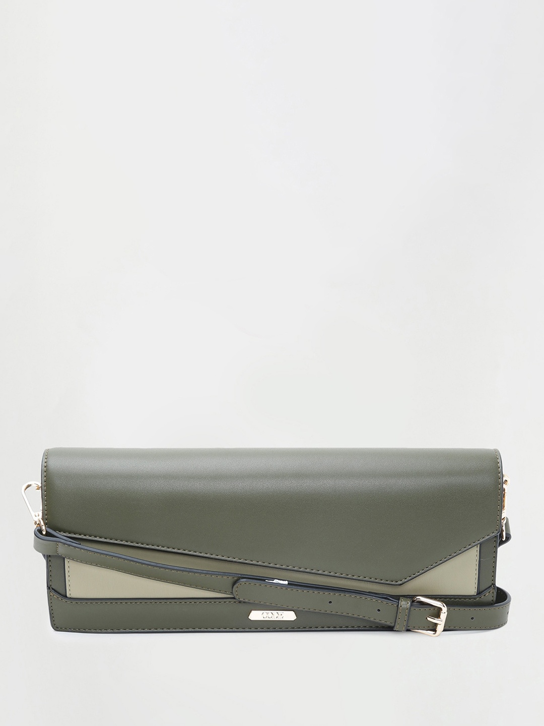 

CODE by Lifestyle Colourblocked Sling Bag, Olive