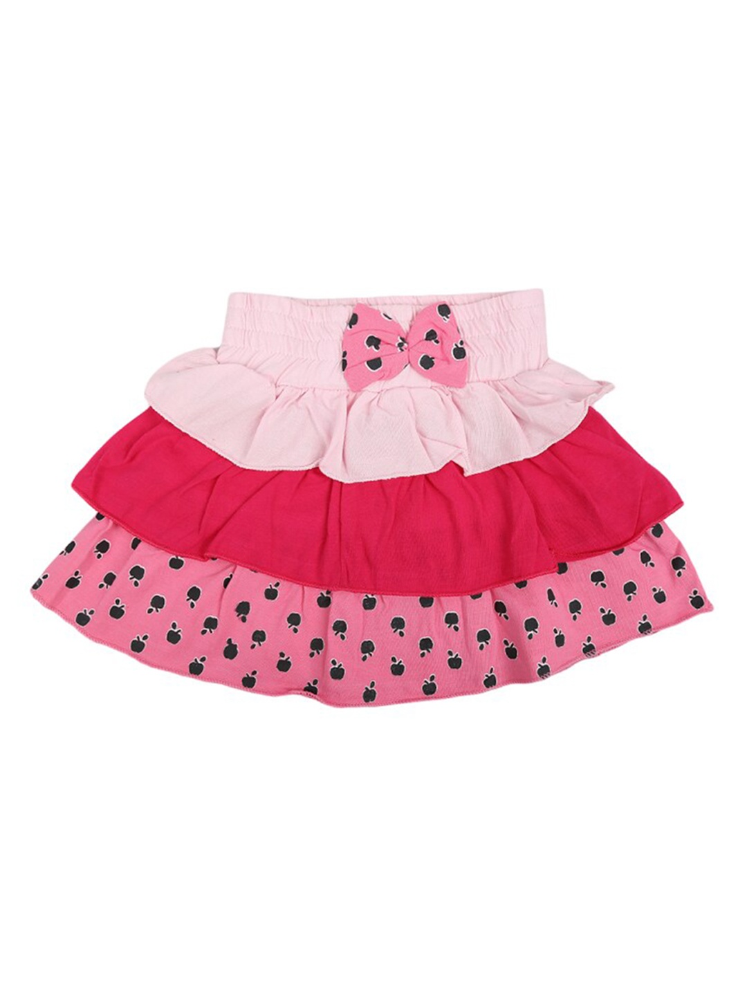 

V-Mart Girls Printed Flared Skirts, Fuchsia