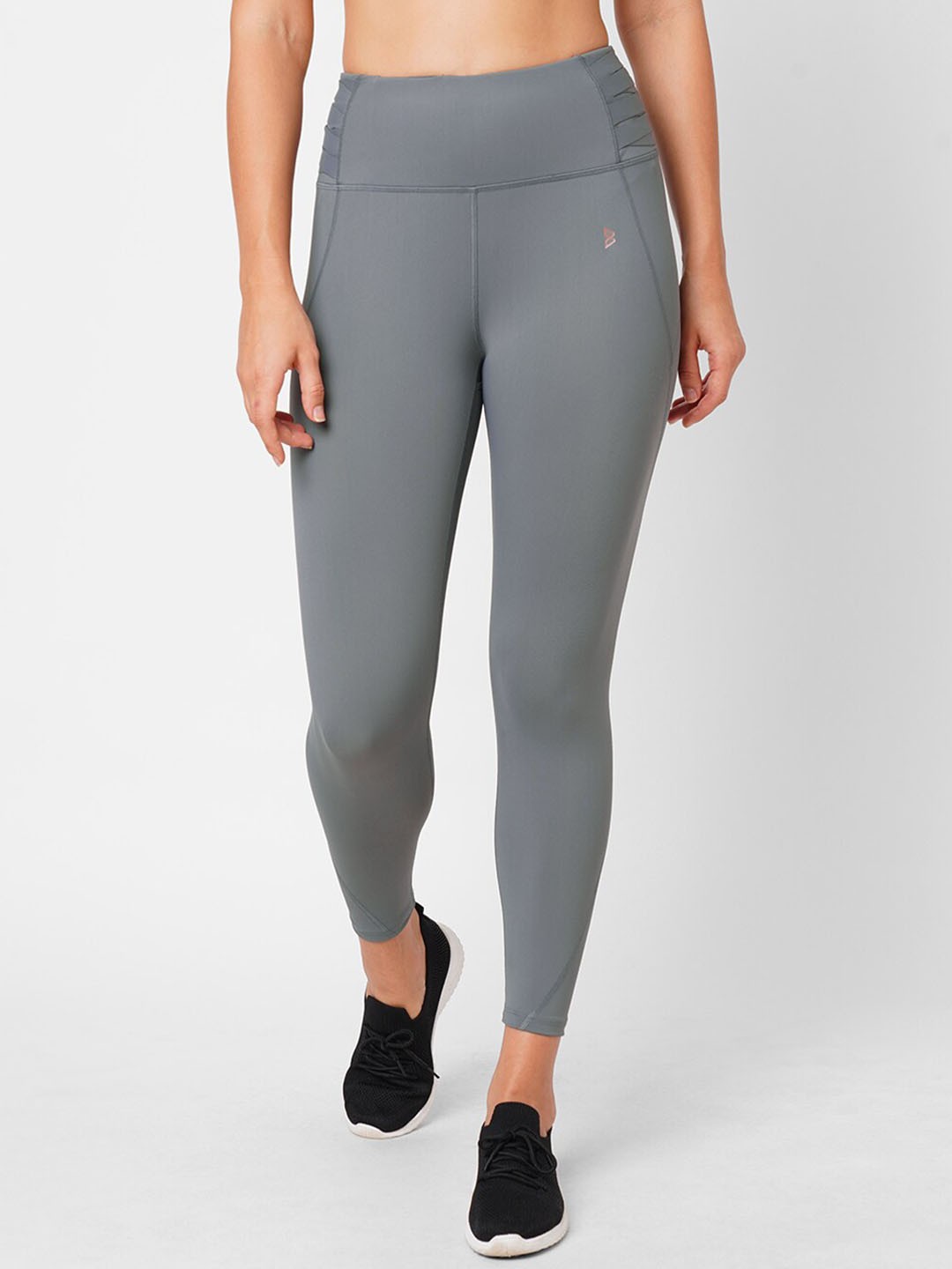 

BODD ACTIVE Ankle Length Rapid-Dry Sports Tights, Grey