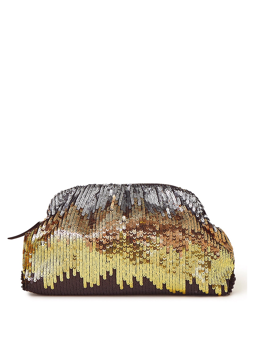 

Accessorize Embellished Embroidered Clutch, Gold