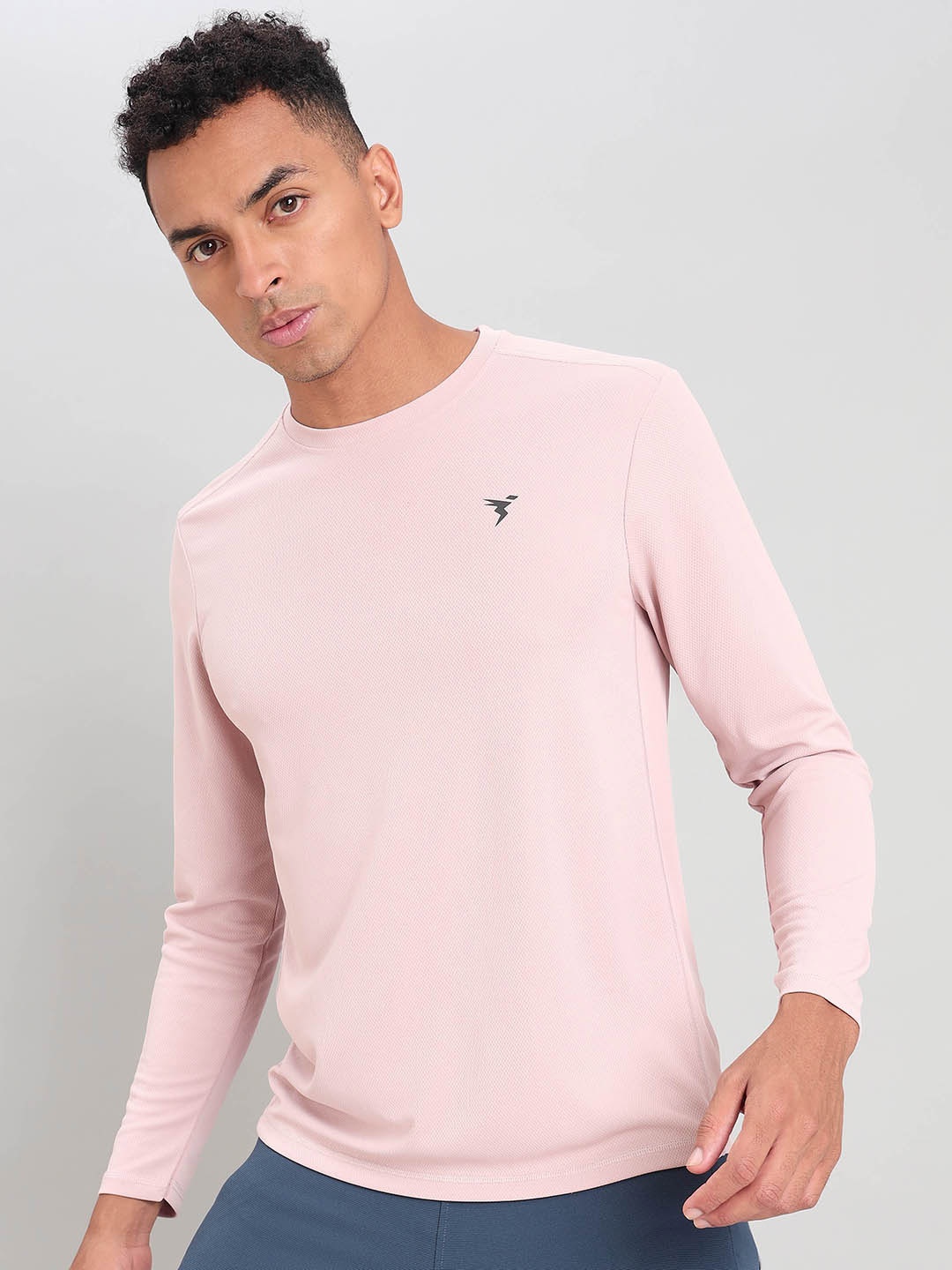 

Technosport Crew Neck Antimicrobial Slim Fit Sports T-shirt, Pink
