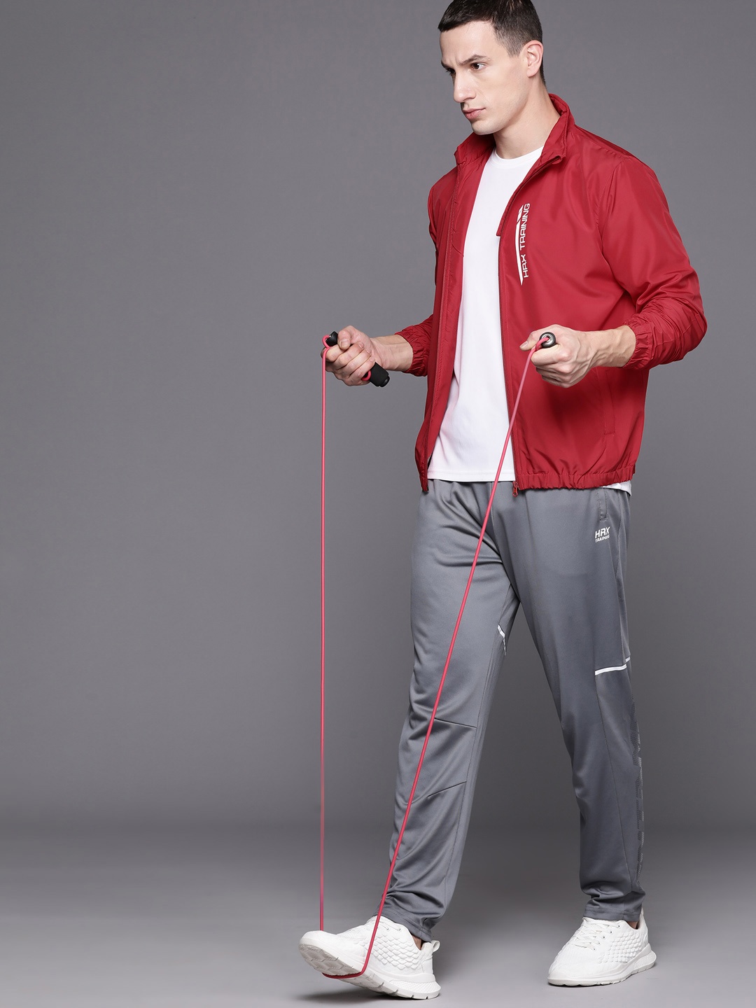 

HRX by Hrithik Roshan Rapid-Dry Training Jacket, Red