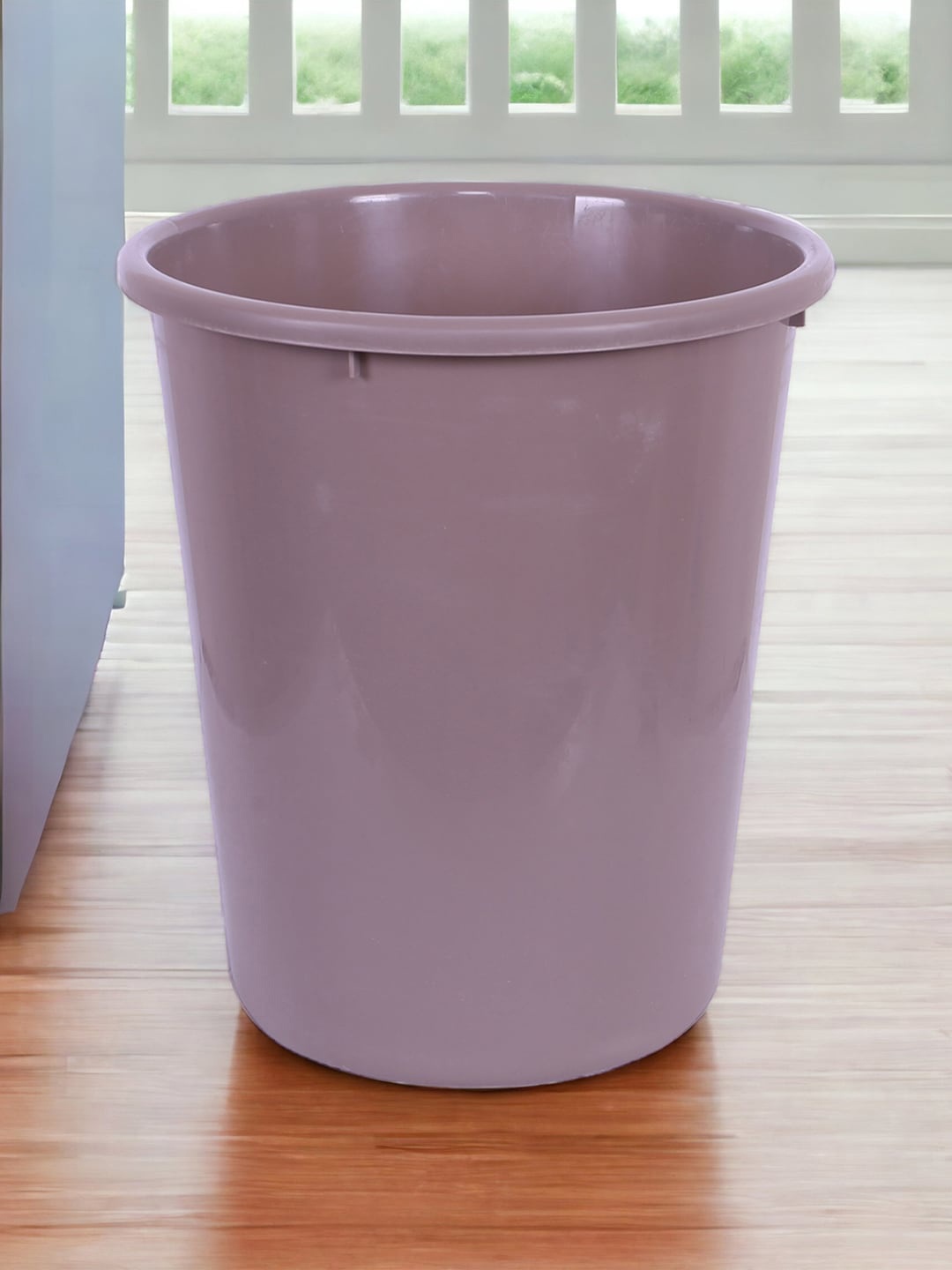 

Kuber Industries Pink & Purple 3-Pieces Plastic Garbage Dustbins 13 L