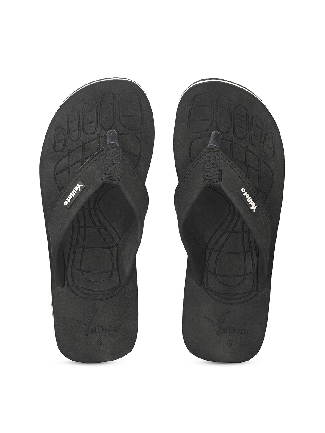 

Vellinto Men Isotrophy Thong Flip-Flops, Black