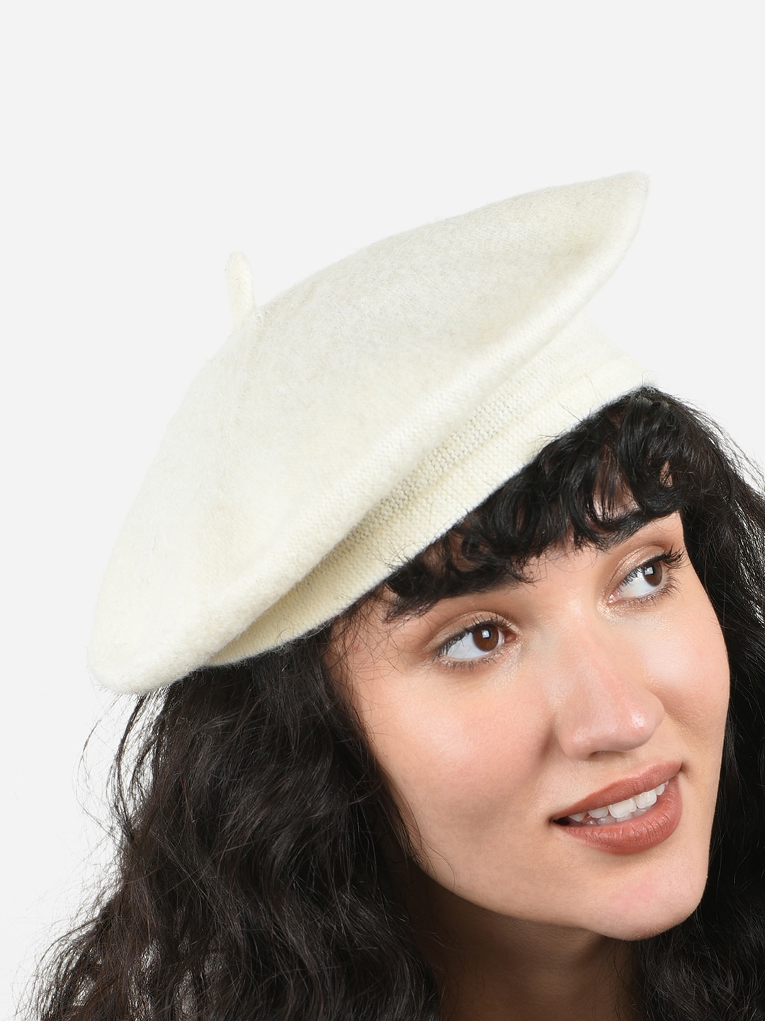 

ToniQ Winter Beret Hat, White
