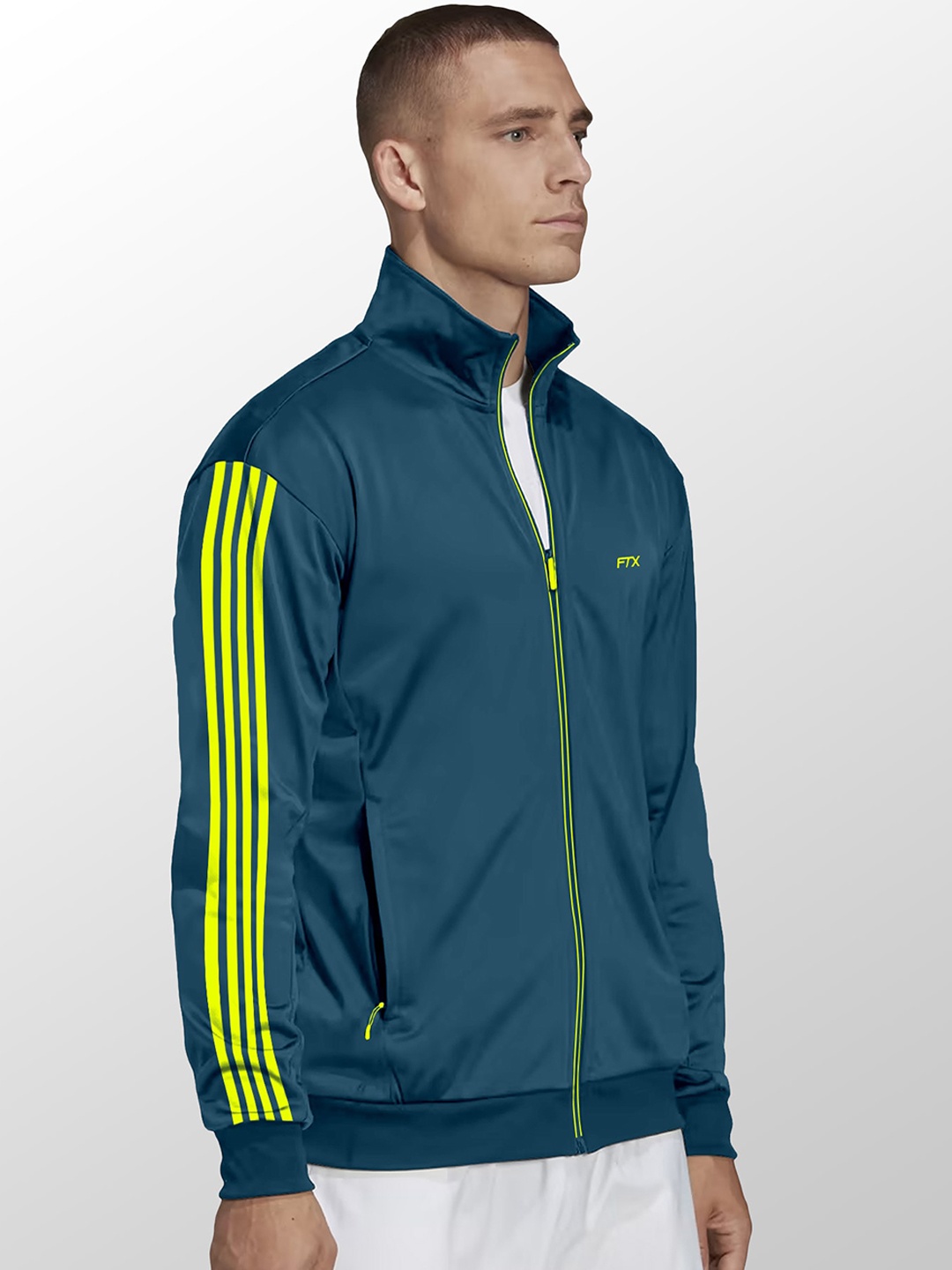 

FTX Stand Collar Sporty Jacket, Blue