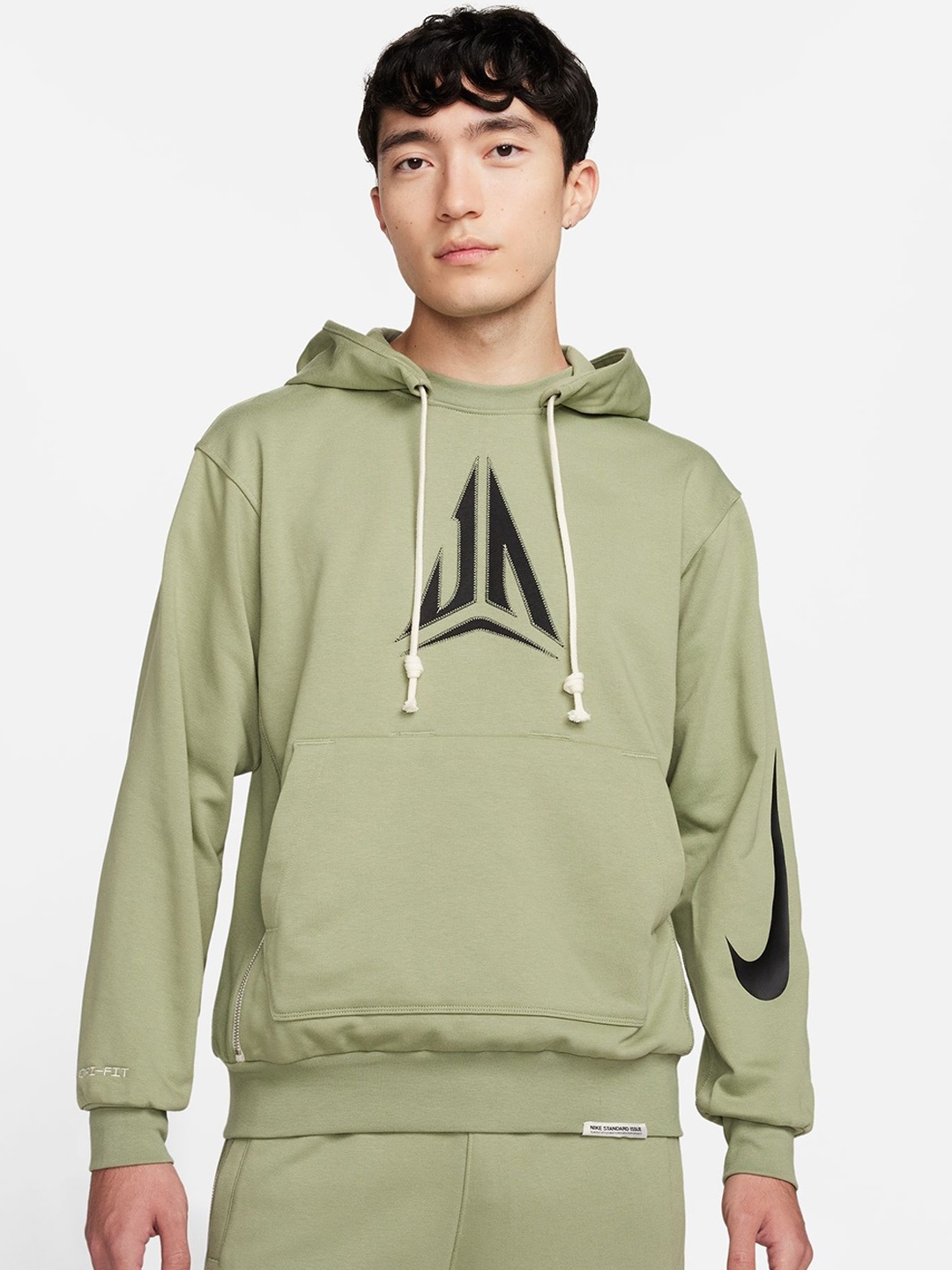 

Nike Ja Dri-FIT Pullover Basketball Graphic Printed Hooded Pullover Sweatshirt, Green