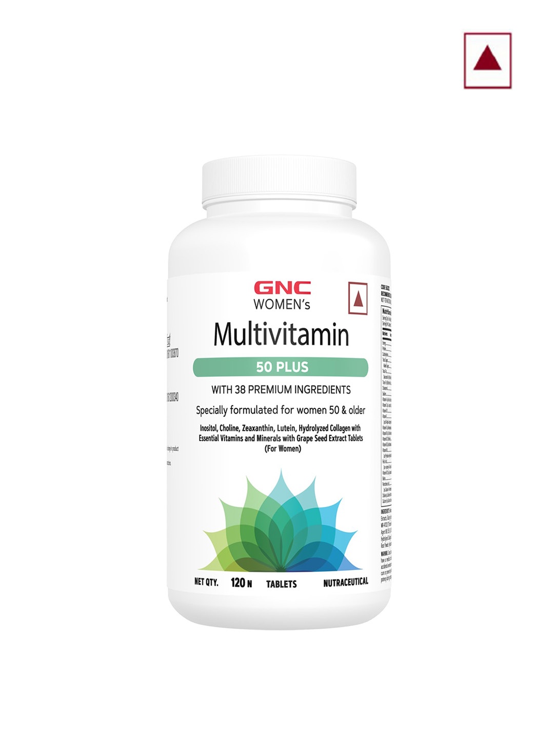 

GNC Women's Multivitamin 50 Plus Tablets - 120 Tablets, White
