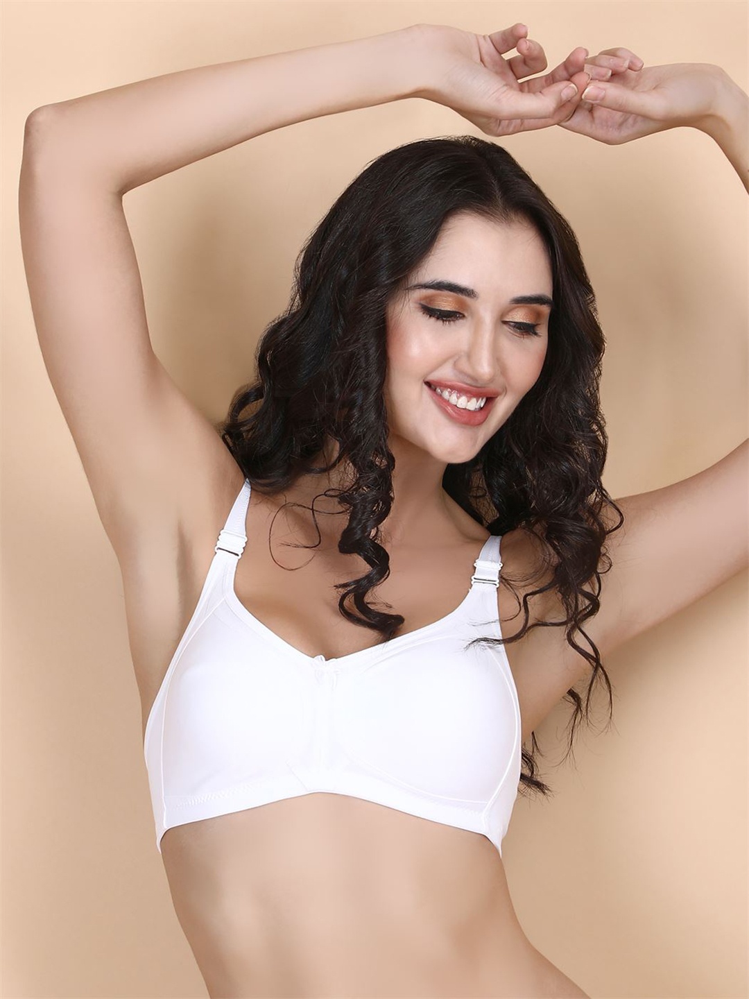 

Hill Islands Full Coverage Cotton Bra, White