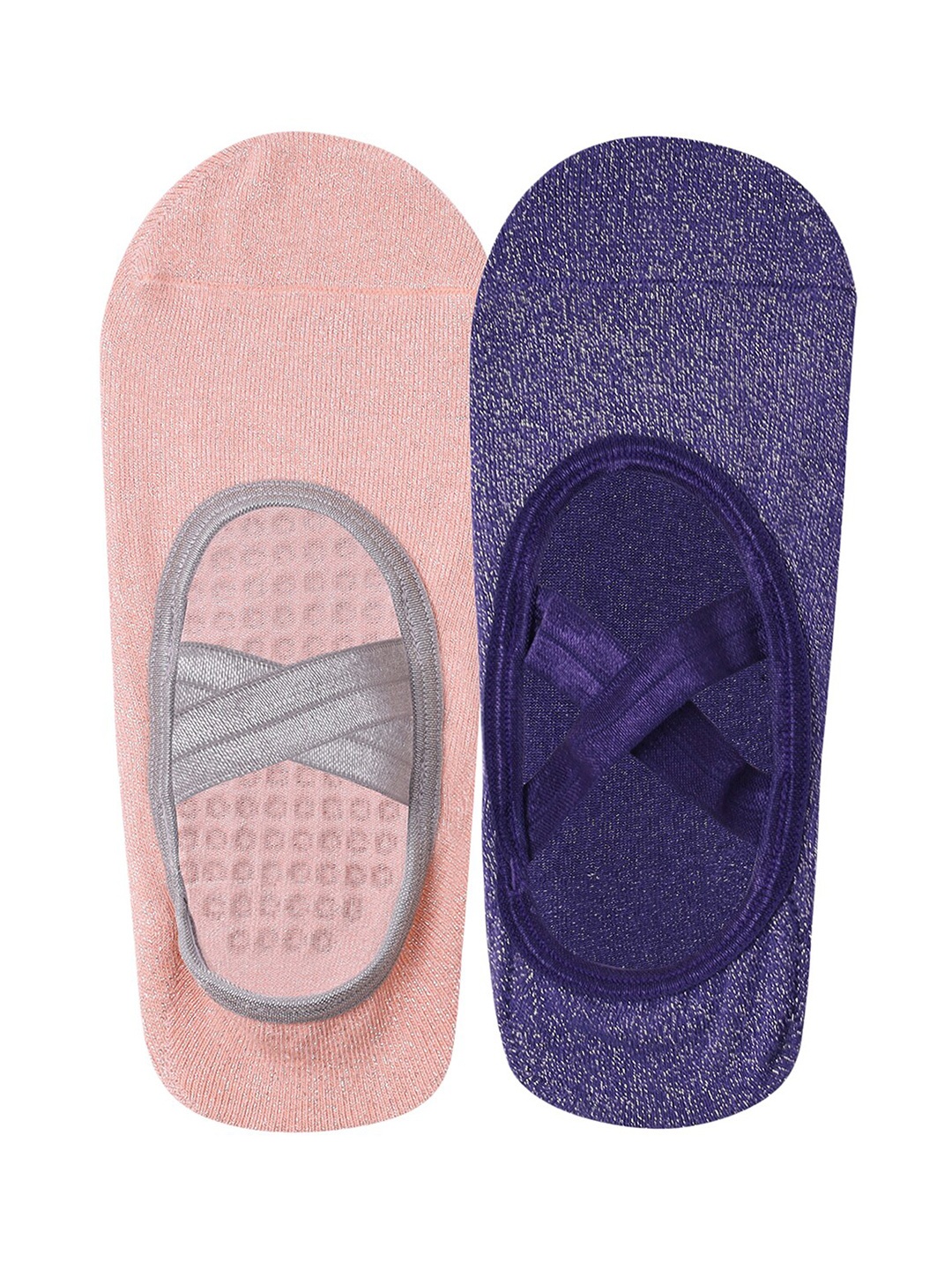 

Mint & Oak Women Pack Of 2 Shoe Liner Socks, Pink