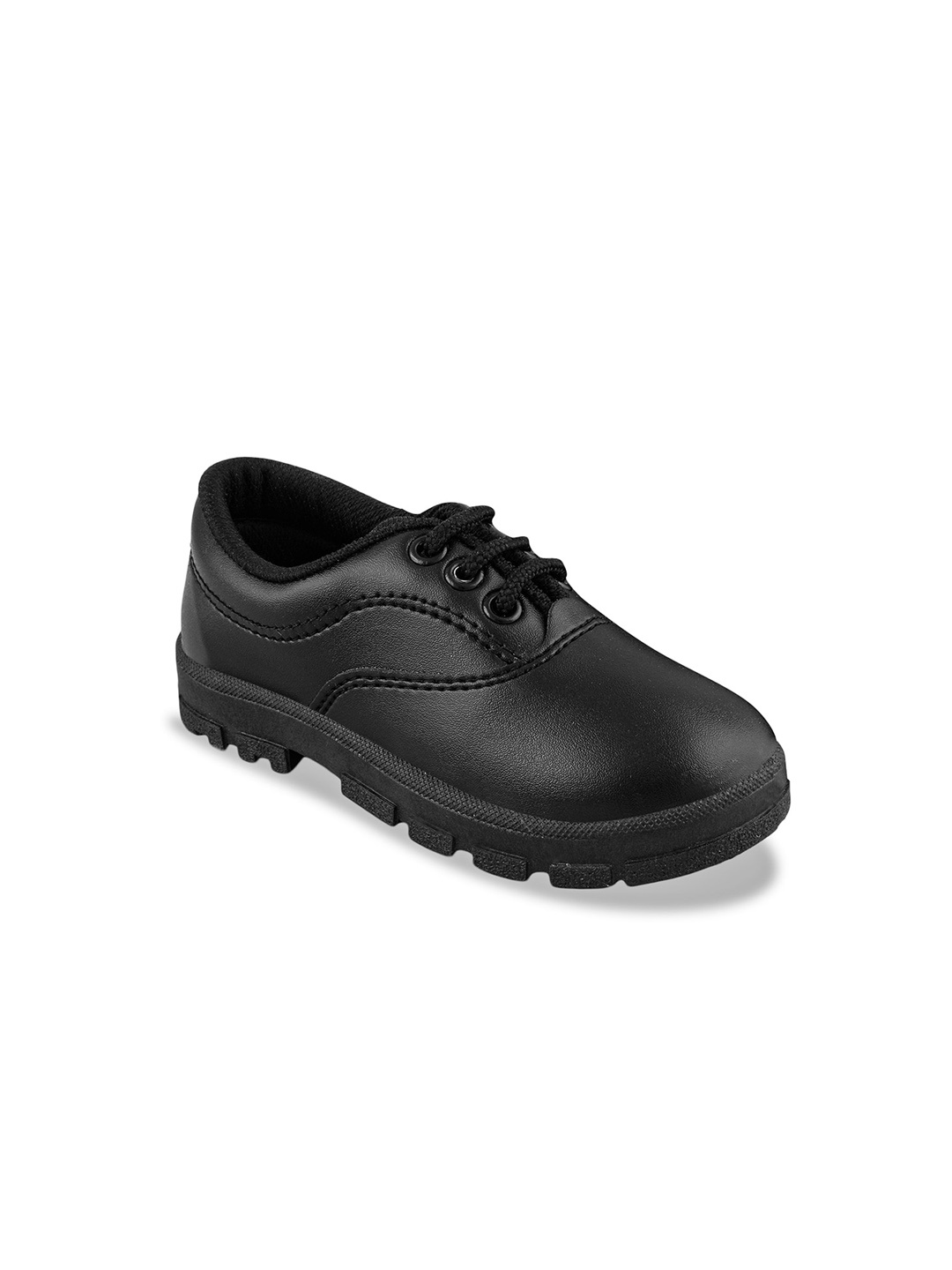 

Campus Kids Textured School Sneakers, Black
