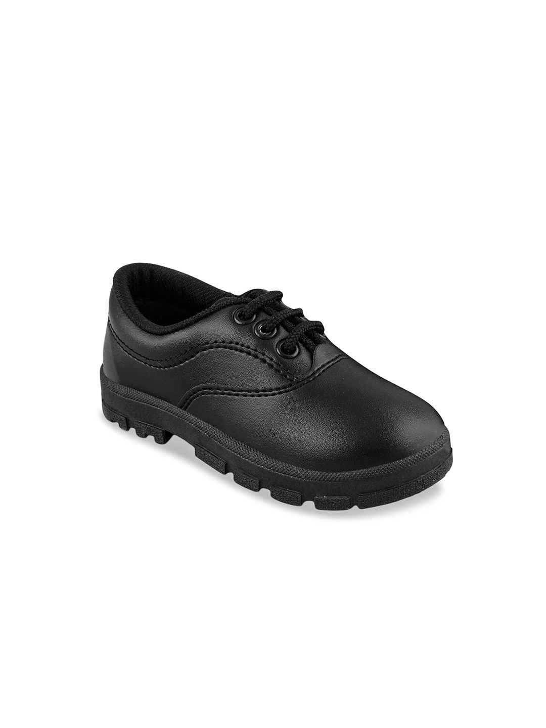 

Campus Kids Textured School Sneakers, Black