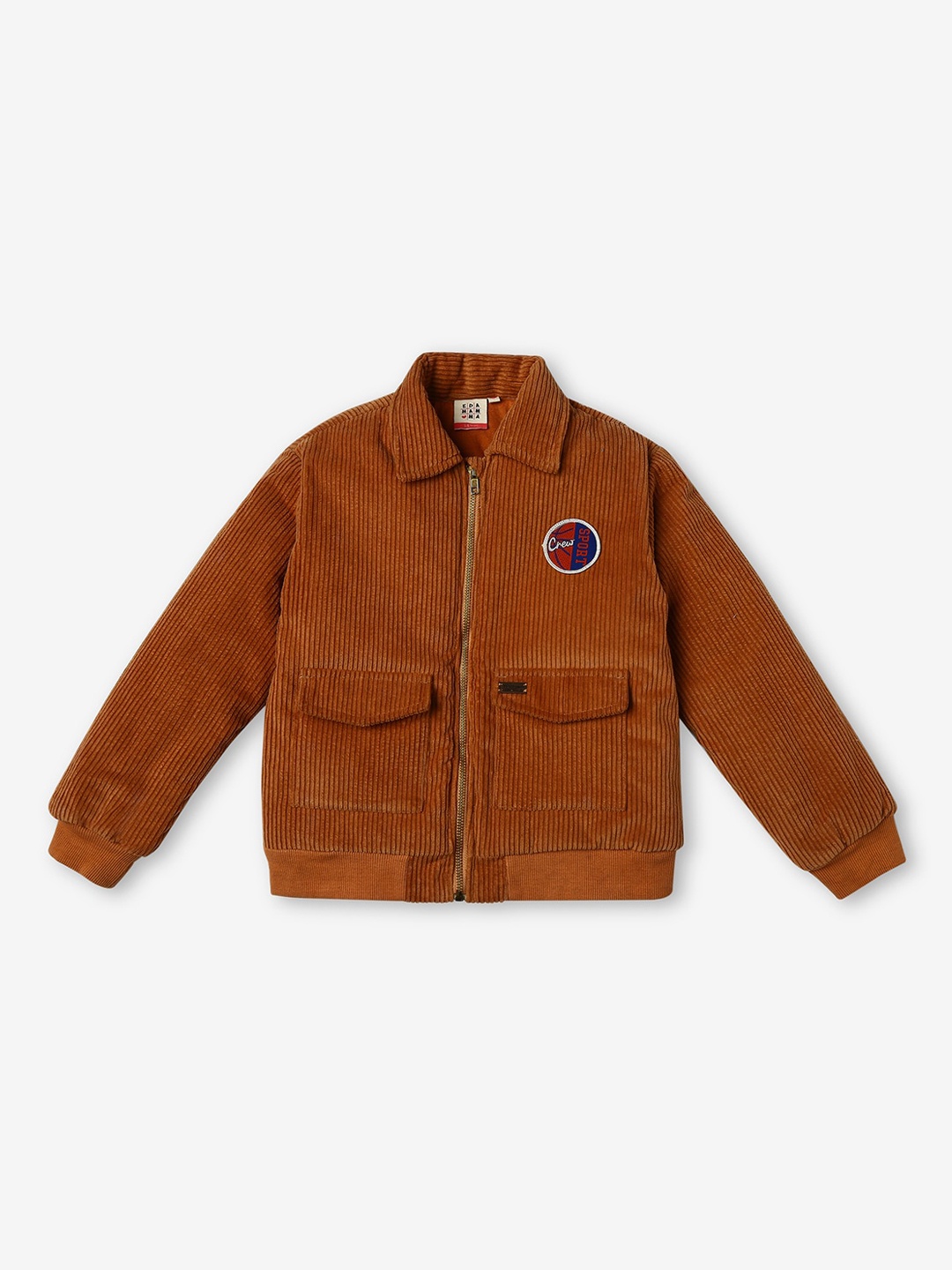 

Ed-a-Mamma Boys Lightweight Corduroy Tailored Jacket, Beige