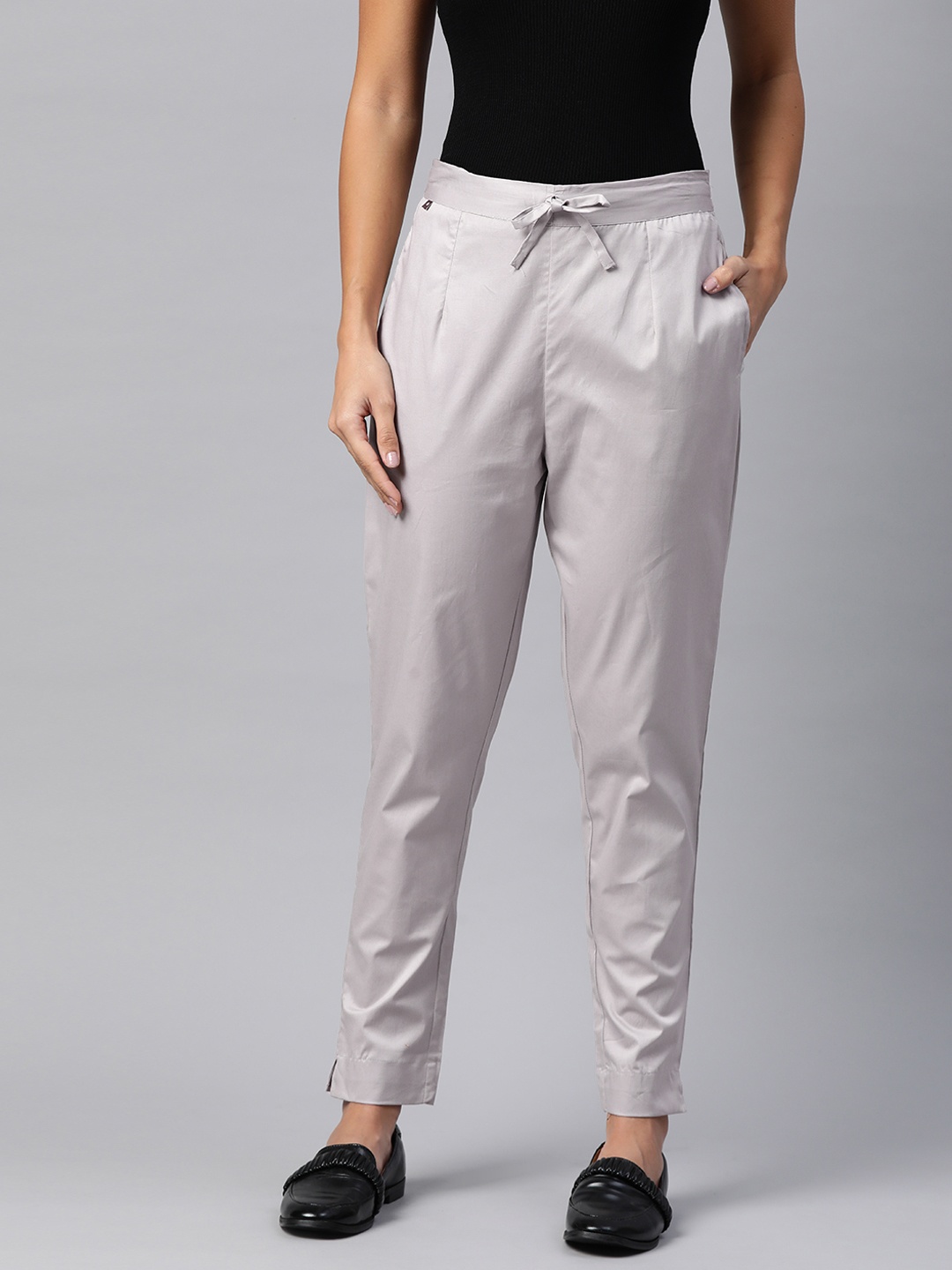 

Readiprint Slim Fit Cigarette Trousers, Grey