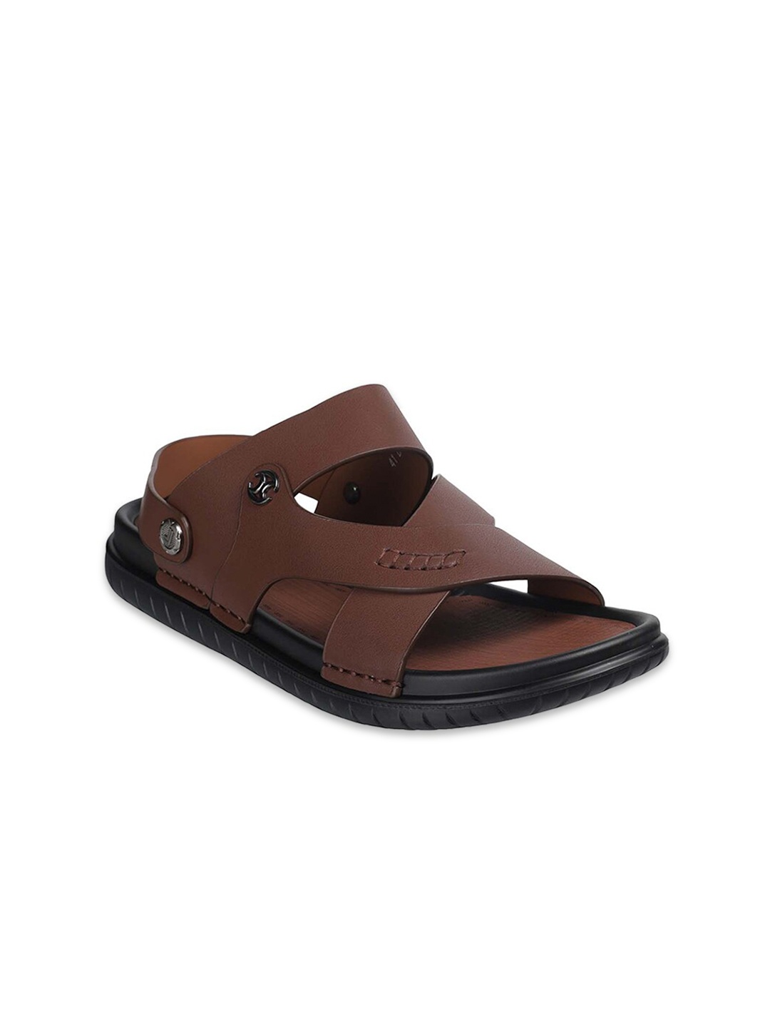 

Metro Comfort Sandals With Buckle, Brown