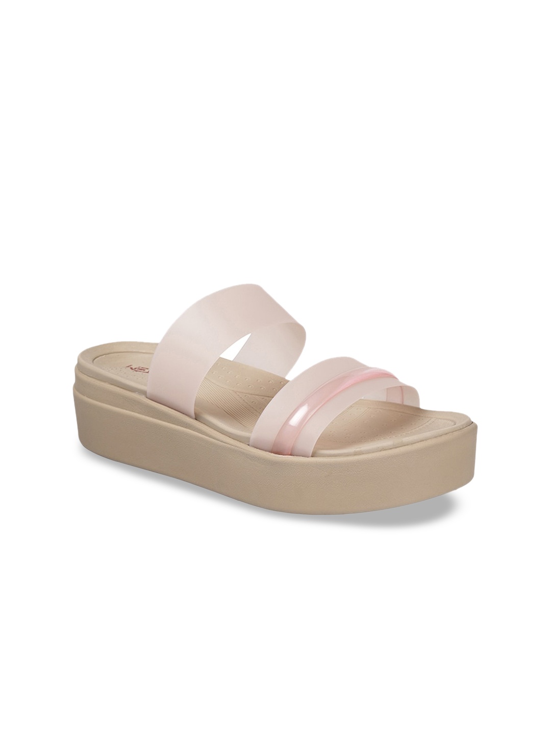 

Metro Double Strap Flatform Heels, Pink