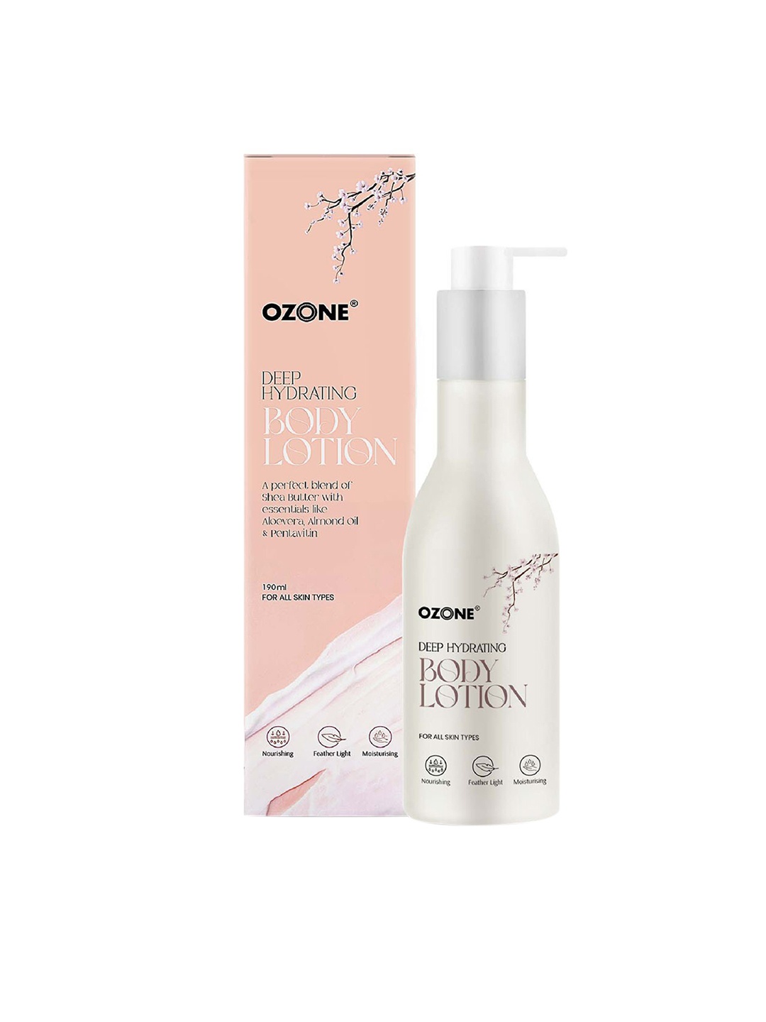 

Ozone Deep Hydrating Body Lotion - 190ml, Peach