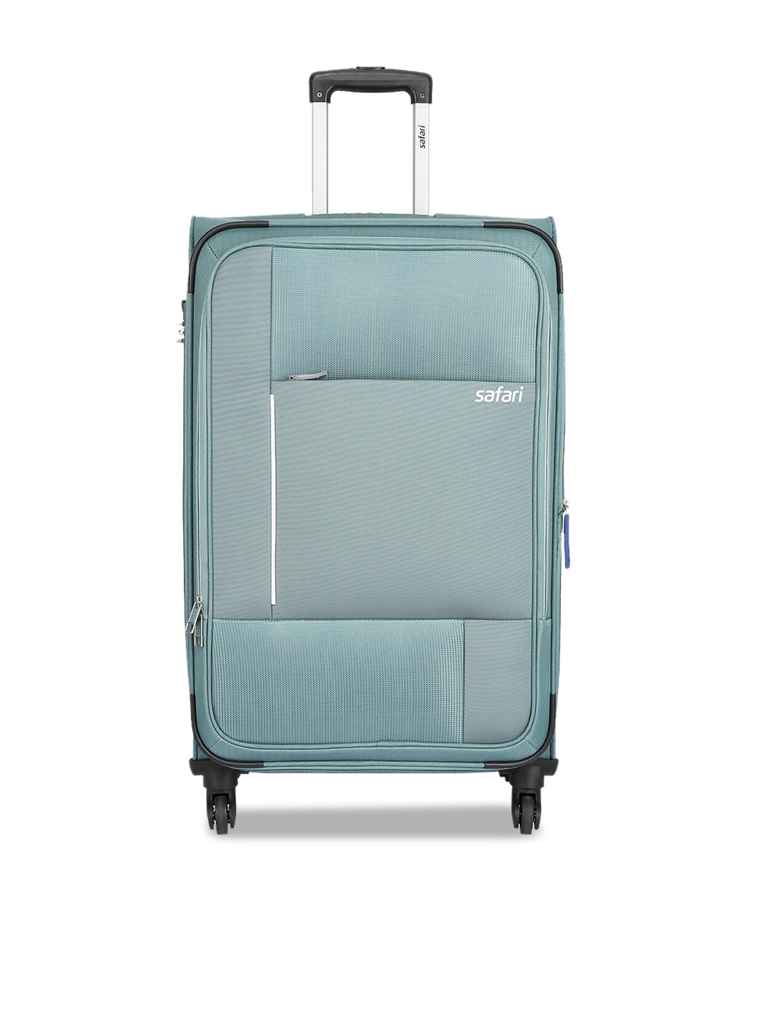 

Safari Pixel Polyester Medium Soft Trolley Bag - 68 cm, Grey