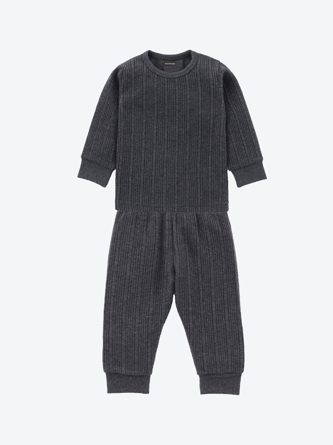 

Aerowarm Infant Girls Striped Thermal Set, Charcoal