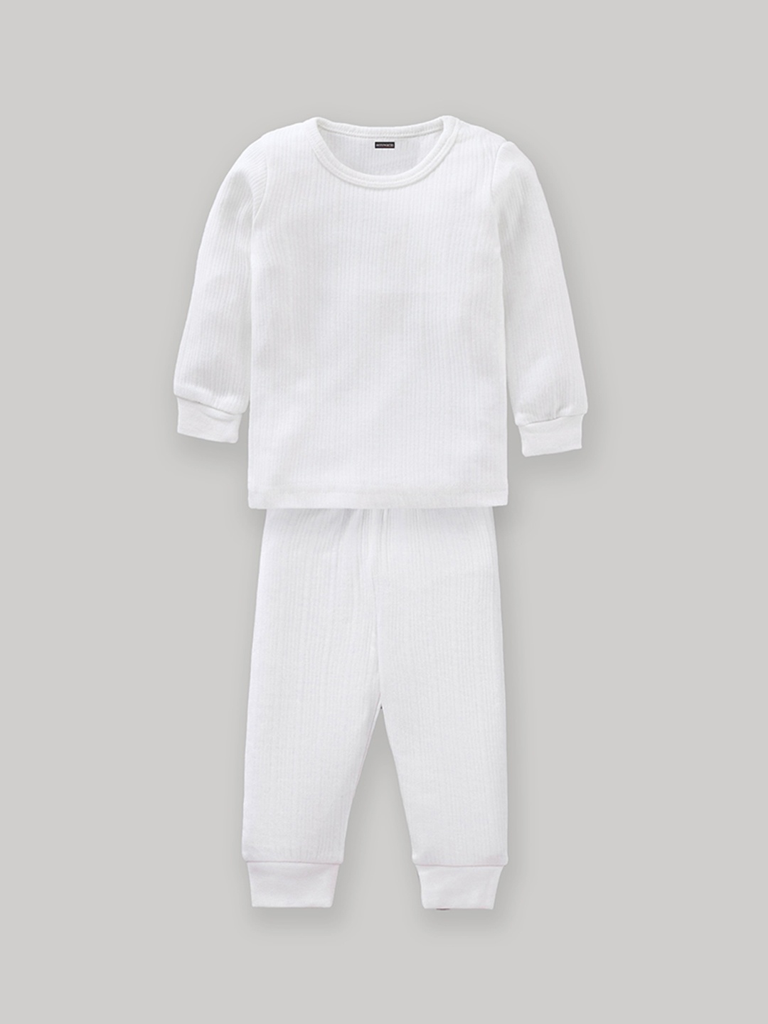 

Aerowarm Infant Boys Striped Thermal Set, White