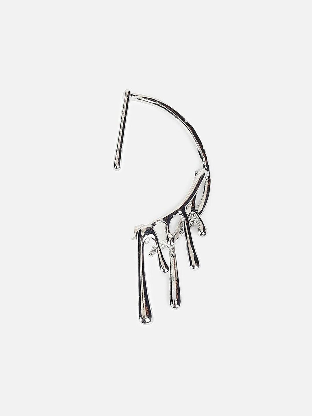 

FOREVER 21 Silver-Toned Contemporary Studs Earrings