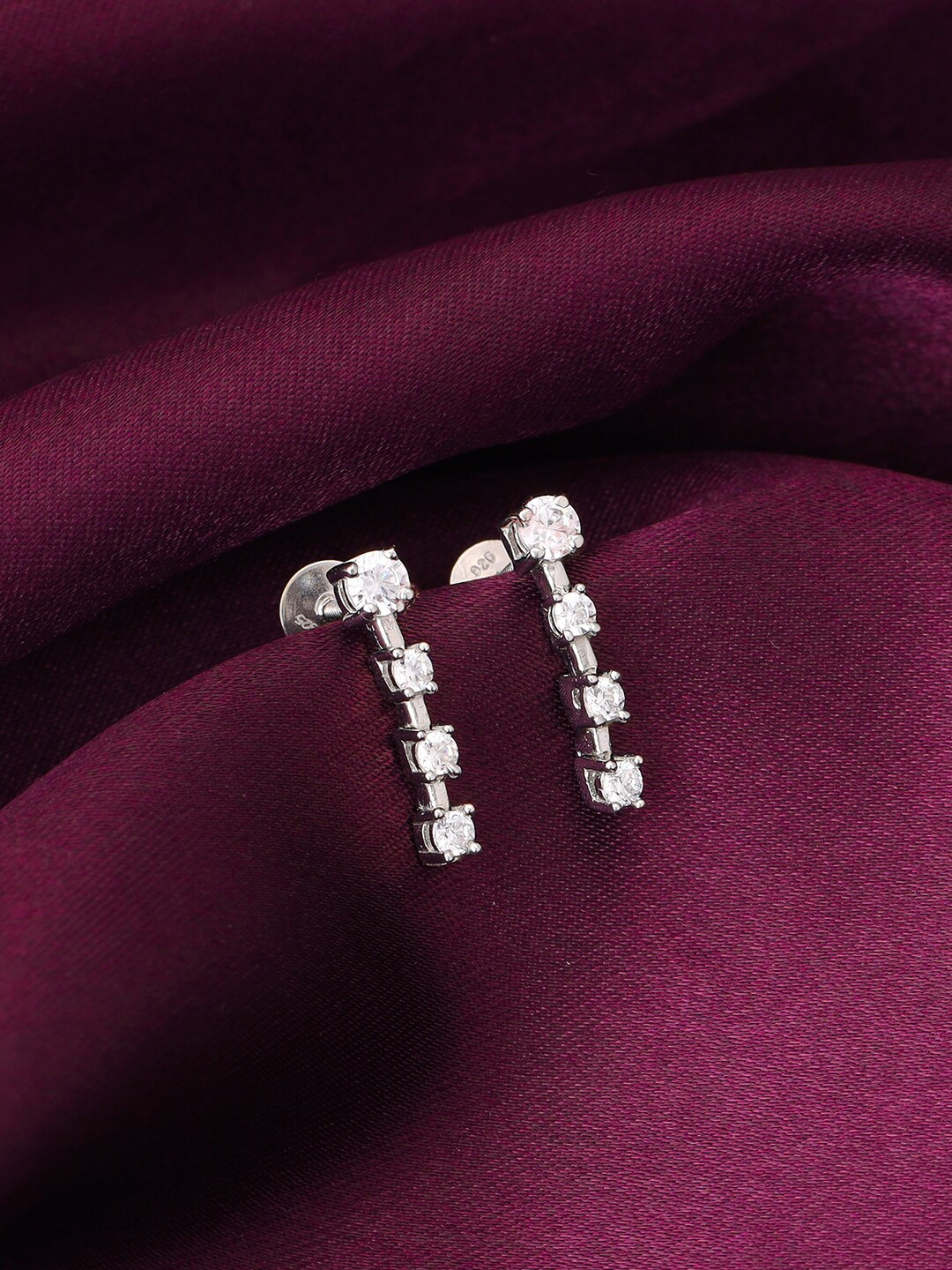 

GIVA 925 Sterling Silver Rhodium-Plated Contemporary Drop Earrings