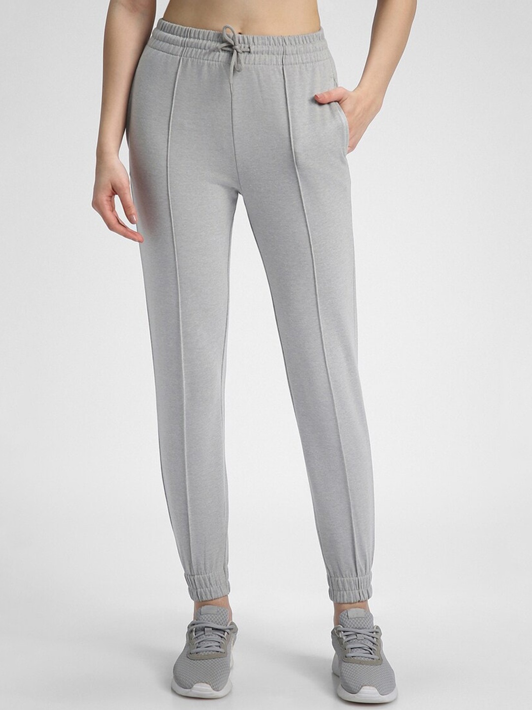 

FOREVER 21 Women Mid Rise Joggers, Grey
