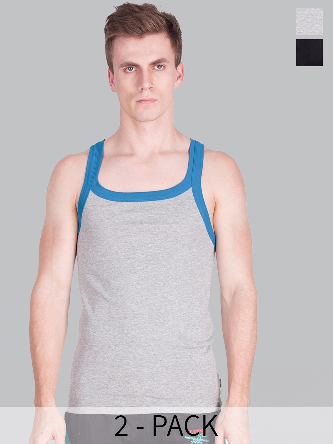 

Force NXT Pack Of 2 Assorted Cotton Gym Vests