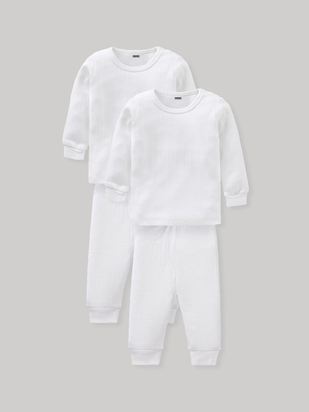 

Aerowarm Infant Boys Pack Of 2 Striped Thermal Set, White