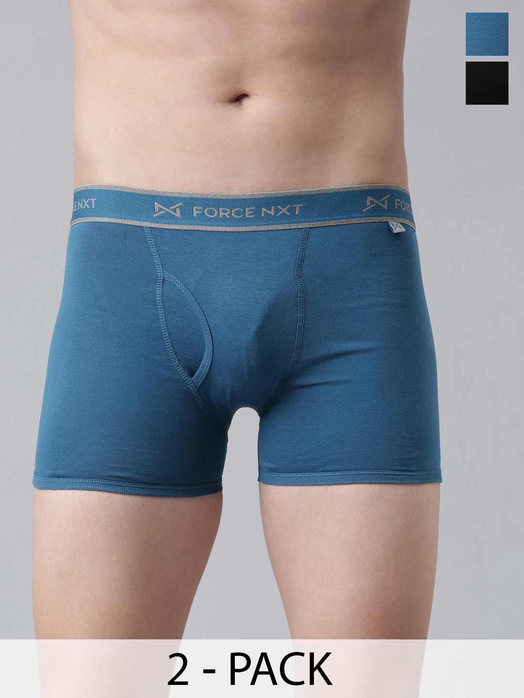 

Force NXT Pack Of 2 Assorted Anti Microbial Cotton Trunk MNFF-134-R3-ASST-C2-PO2-Multi
